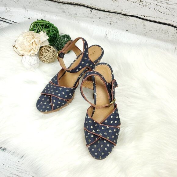 Fossil Ladybug Canvas High Heels Platform - Picture 2 of 12